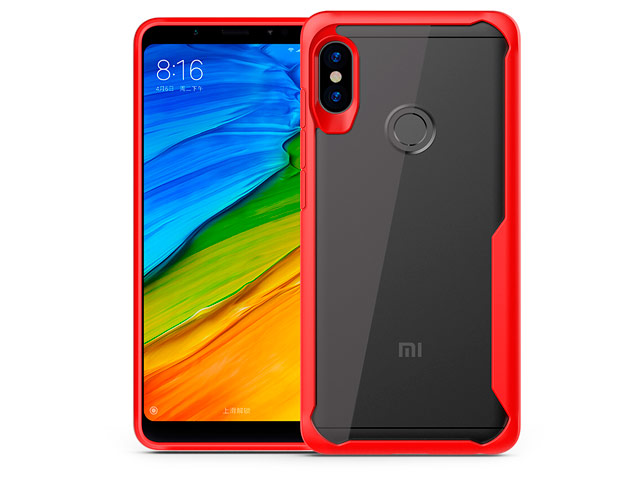 Чехол Yotrix Shield для Xiaomi Mi 8 (красный, гелевый)