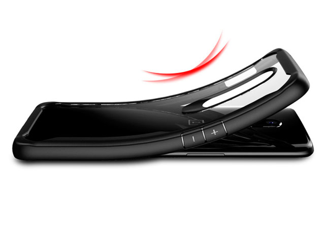 Чехол Yotrix Shield для Xiaomi Pocophone F1 (красный, гелевый)