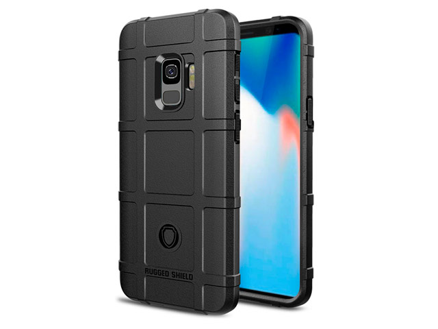 Чехол Yotrix RuggedShield для Samsung Galaxy S9 (черный, гелевый)