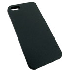 Чехол Yotrix SoftVelvet для Apple iPhone 5/5S/SE (черный, гелевый)