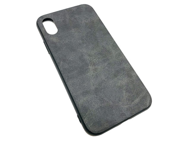 Чехол Yotrix Lanyard Case для Apple iPhone XR (черный, кожаный)