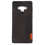 Чехол Devia Flax case для Samsung Galaxy Note 9 (черный, матерчатый)