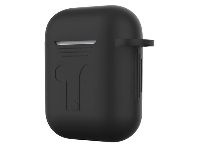 Чехол Devia Naked Silicone Case Suit для Apple AirPods (черный, силиконовый)