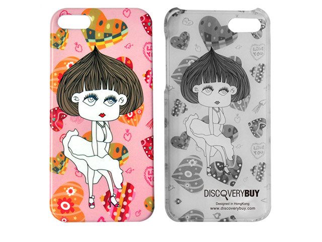 Чехол Discovery Buy Changeable Spirit Case для Apple iPhone 5 (Monroe, пластиковый)