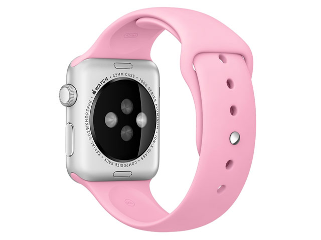 Ремешок для часов Synapse Sport Band для Apple Watch (38 мм, ярко-розовый, силиконовый)
