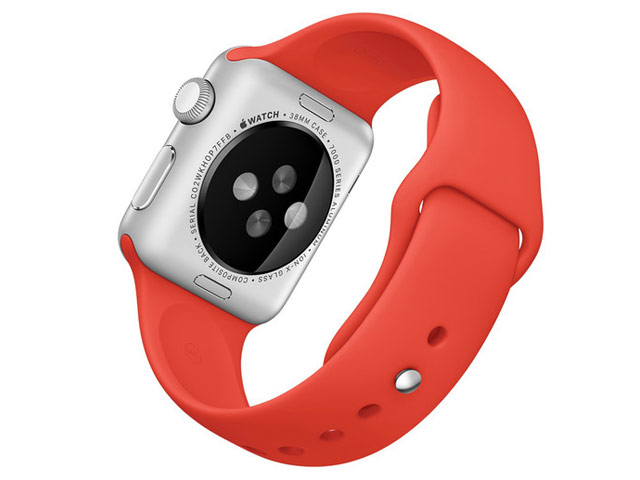 Ремешок для часов Synapse Sport Band для Apple Watch (38 мм, светло-оранжевый, силиконовый)