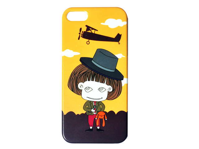 Чехол Discovery Buy Changeable Spirit Case для Apple iPhone 5 (Mr.Bean, пластиковый)