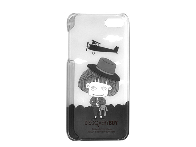 Чехол Discovery Buy Changeable Spirit Case для Apple iPhone 5 (Mr.Bean, пластиковый)