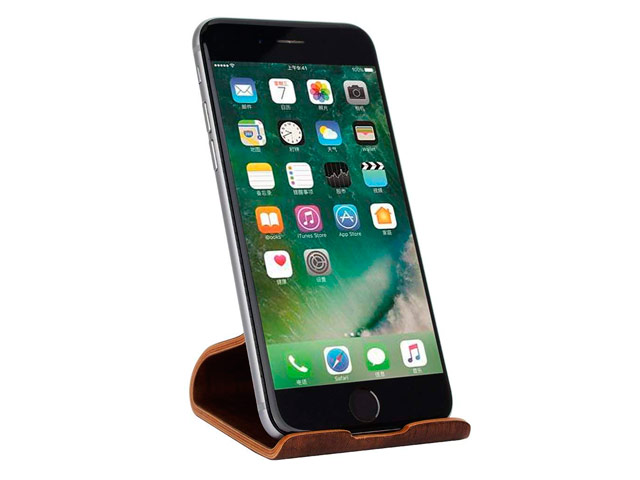 Подставка Samdi Phone Stand для смартфона (деревянная, коричневая)