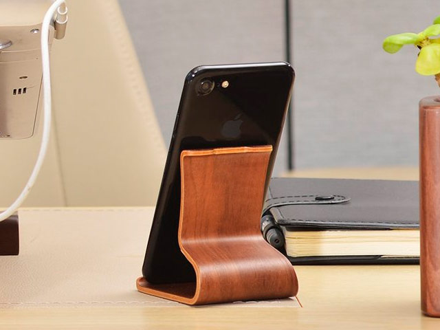 Подставка Samdi Phone Stand для смартфона (деревянная, коричневая)