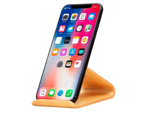 Подставка Samdi Desk Stander для смартфона (деревянная, желтая)
