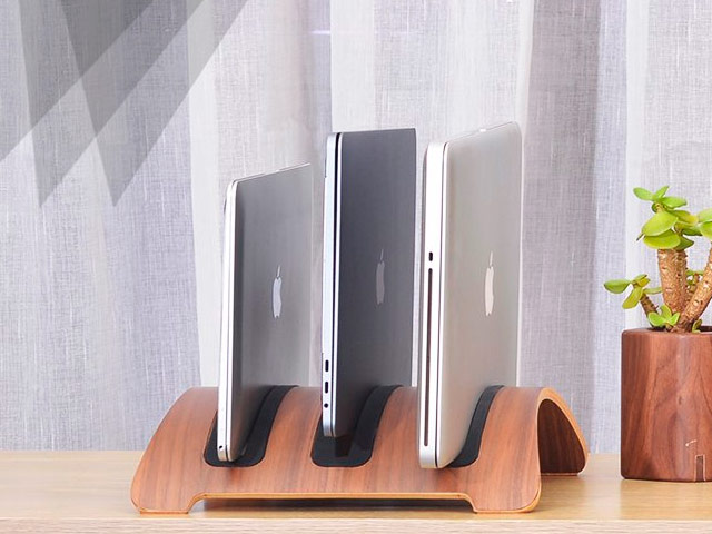 Подставка Samdi Laptop Stand для Apple MacBook (3-в-1, деревянная, коричневая)