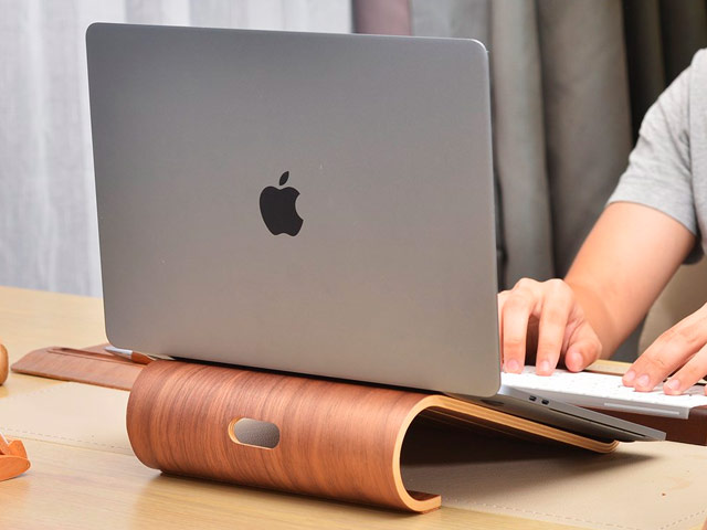 Подставка Samdi Laptop Stand универсальная (деревянная, коричневая)