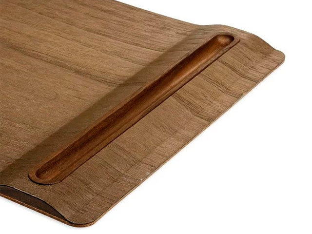 Коврик для мыши Samdi Walnut Mouse Pad универсальный (коричневый, деревянный)