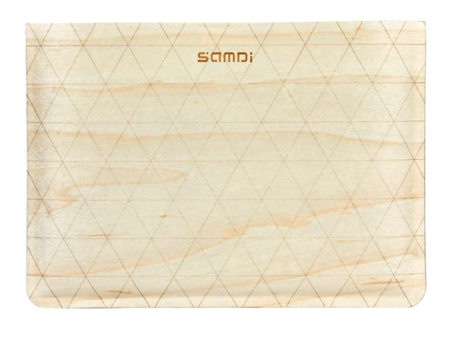 Чехол-сумка Samdi Walnut Pouch для Apple iPad mini (бежевый, деревянный)