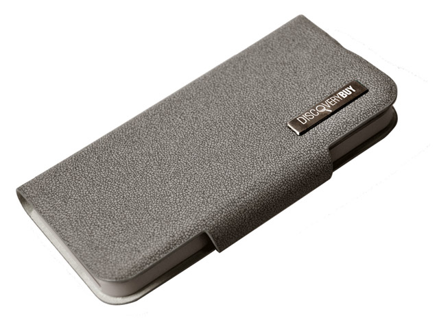Чехол Discovery Buy All-inclusive Leather Case для Apple iPhone 5 (серый, кожанный)