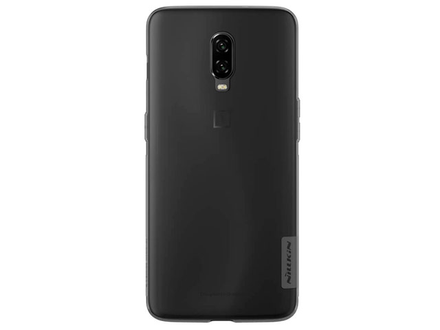 Чехол Nillkin Nature case для OnePlus 6T (серый, гелевый)