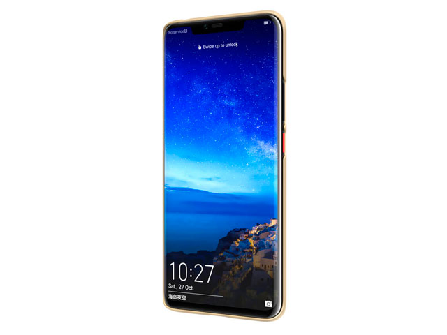 Чехол Nillkin Hard case для Huawei Mate 20 pro (золотистый, пластиковый)