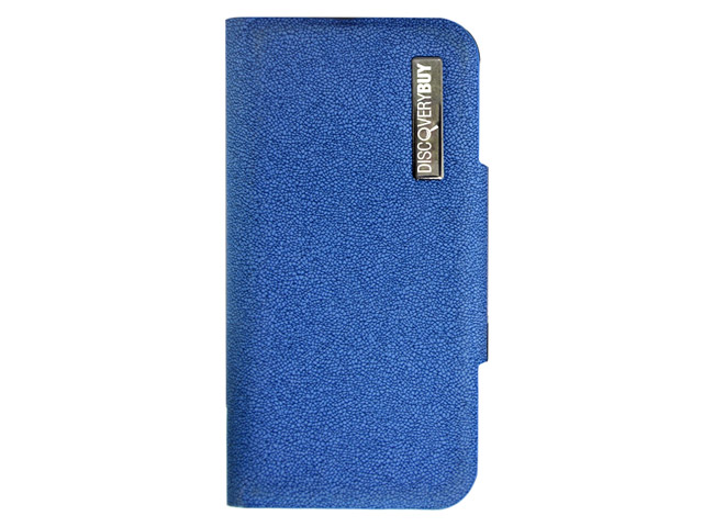 Чехол Discovery Buy All-inclusive Leather Case для Apple iPhone 5 (синий, кожанный)