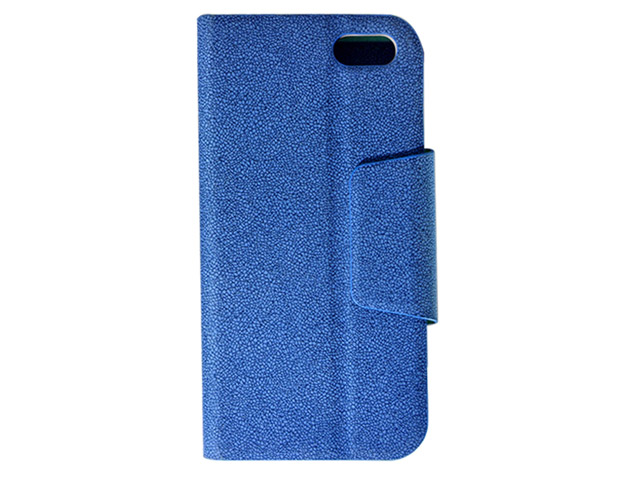 Чехол Discovery Buy All-inclusive Leather Case для Apple iPhone 5 (синий, кожанный)