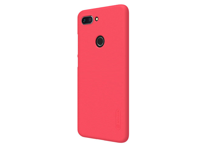 Чехол Nillkin Hard case для Xiaomi Mi 8 lite (красный, пластиковый)