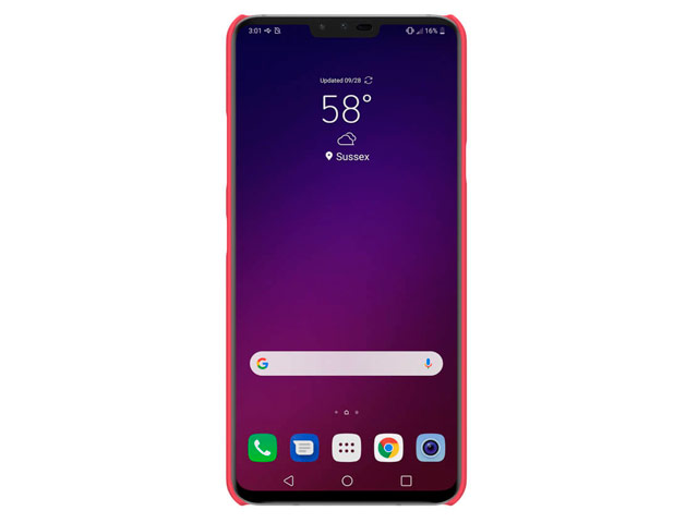 Чехол Nillkin Hard case для LG V40 ThinQ (красный, пластиковый)