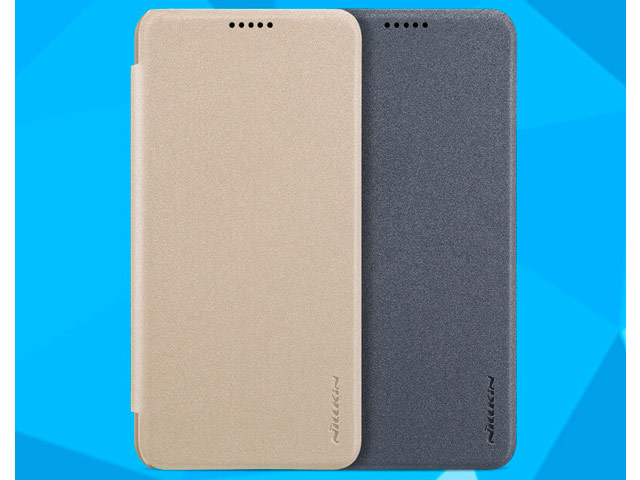 Чехол Nillkin Sparkle Leather Case для Huawei Mate 20 lite (темно-серый, винилискожа)