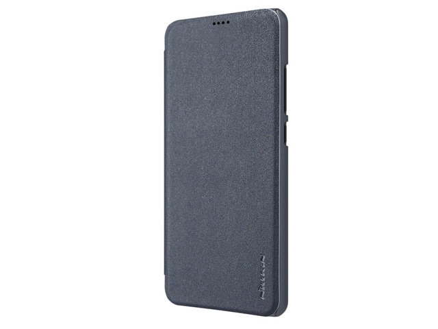 Чехол Nillkin Sparkle Leather Case для Xiaomi Mi 8 lite (темно-серый, винилискожа)