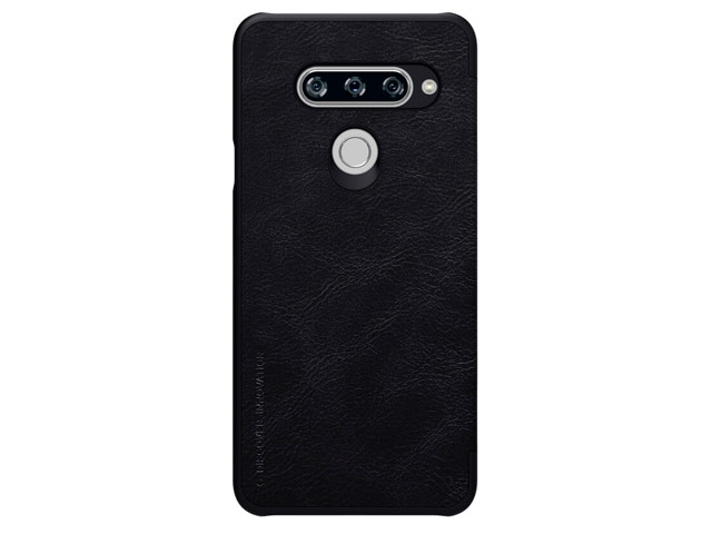 Чехол Nillkin Qin leather case для LG V40 ThinQ (черный, кожаный)