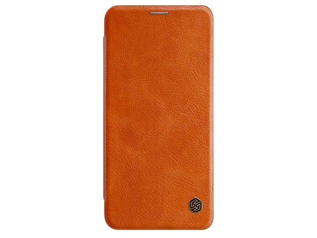 Чехол Nillkin Qin leather case для LG V40 ThinQ (коричневый, кожаный)