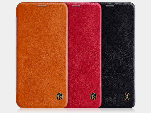 Чехол Nillkin Qin leather case для LG V40 ThinQ (коричневый, кожаный)