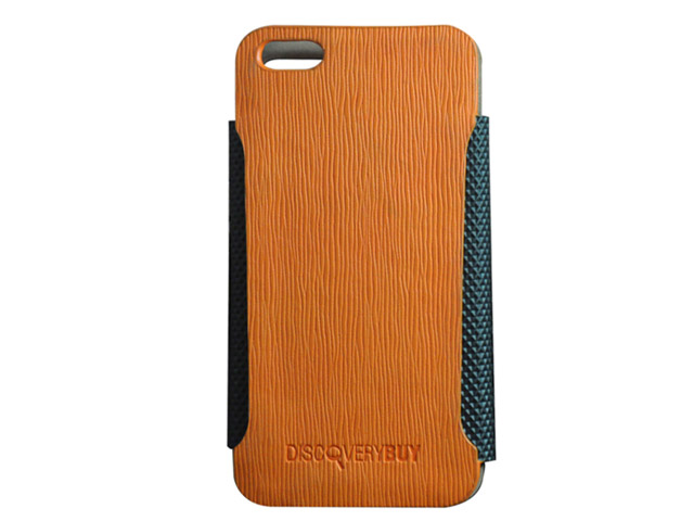 Чехол Discovery Buy Gentleman Fashion Leather Case для Apple iPhone 5 (оранжевый, кожанный)
