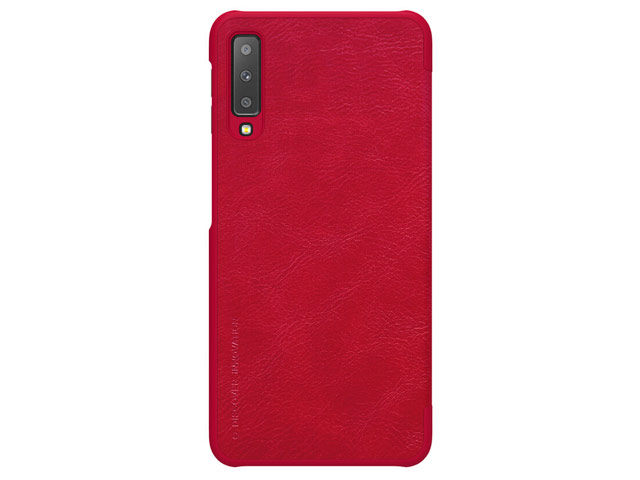 Чехол Nillkin Qin leather case для Samsung Galaxy A7 2018 (красный, кожаный)