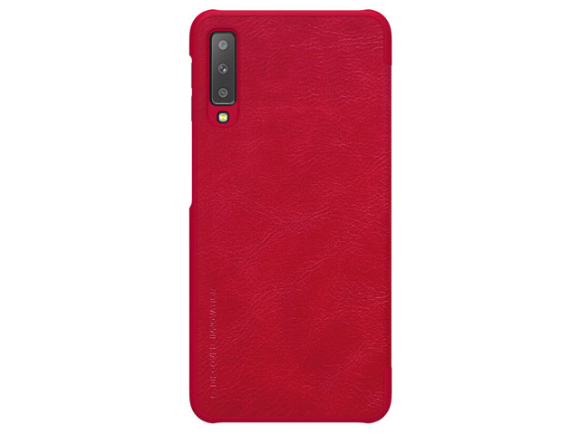 Чехол Nillkin Qin leather case для Samsung Galaxy A7 2018 (красный, кожаный)