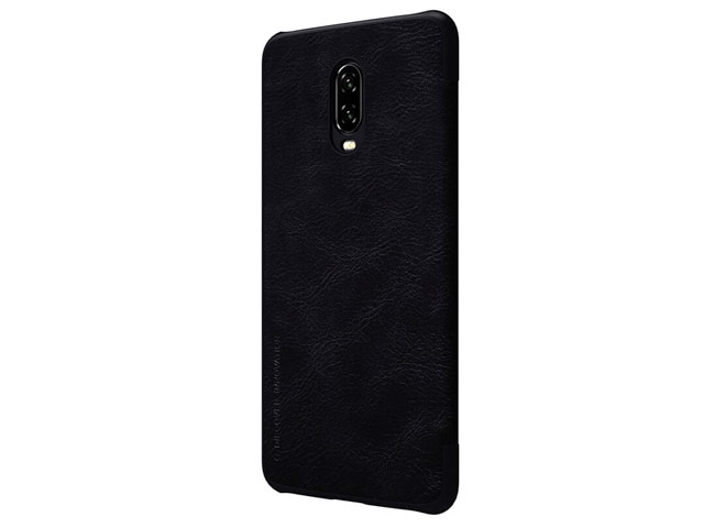 Чехол Nillkin Qin leather case для OnePlus 6T (черный, кожаный)