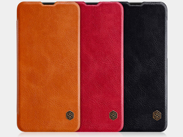 Чехол Nillkin Qin leather case для OnePlus 6T (коричневый, кожаный)