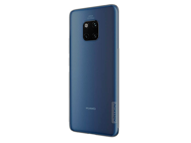 Чехол Nillkin Nature case для Huawei Mate 20 pro (серый, гелевый)