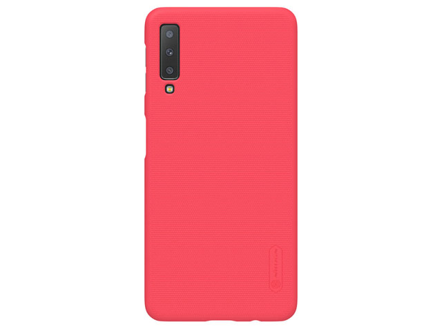 Чехол Nillkin Hard case для Samsung Galaxy A7 2018 (красный, пластиковый)