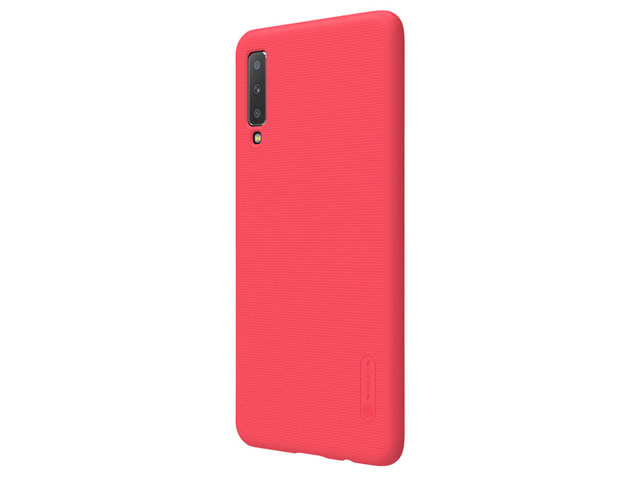 Чехол Nillkin Hard case для Samsung Galaxy A7 2018 (красный, пластиковый)