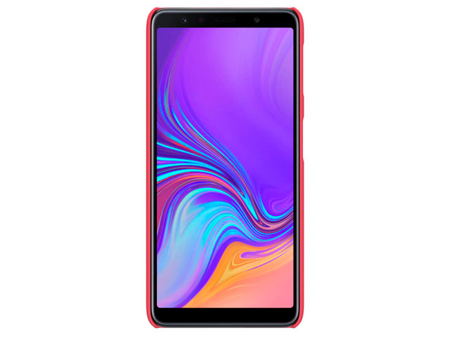 Чехол Nillkin Hard case для Samsung Galaxy A7 2018 (красный, пластиковый)