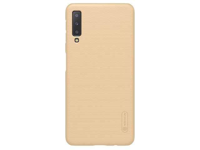 Чехол Nillkin Hard case для Samsung Galaxy A7 2018 (золотистый, пластиковый)