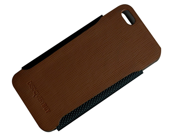 Чехол Discovery Buy Gentleman Fashion Leather Case для Apple iPhone 5 (темно-коричневый, кожанный)