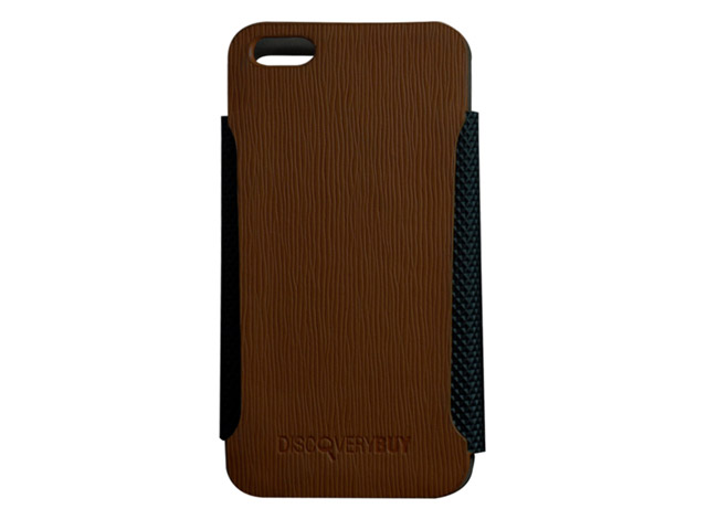 Чехол Discovery Buy Gentleman Fashion Leather Case для Apple iPhone 5 (темно-коричневый, кожанный)