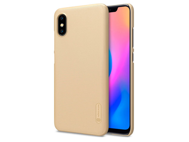 Чехол Nillkin Hard case для Xiaomi Mi 8 pro (золотистый, пластиковый)