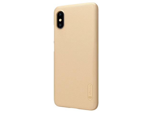 Чехол Nillkin Hard case для Xiaomi Mi 8 pro (золотистый, пластиковый)