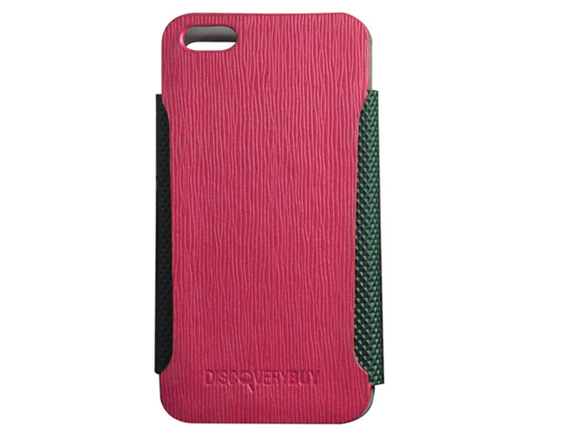 Чехол Discovery Buy Gentleman Fashion Leather Case для Apple iPhone 5 (розовый, кожанный)