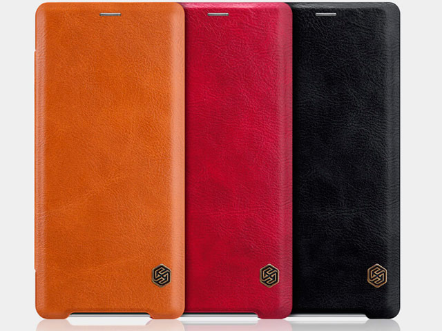 Чехол Nillkin Qin leather case для Sony Xperia XZ3 (черный, кожаный)