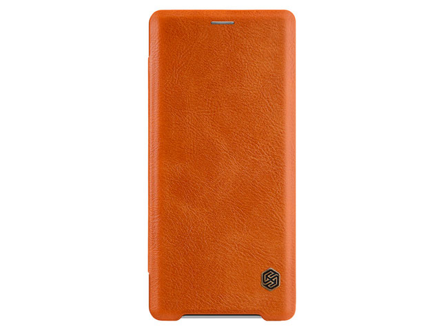 Чехол Nillkin Qin leather case для Sony Xperia XZ3 (коричневый, кожаный)
