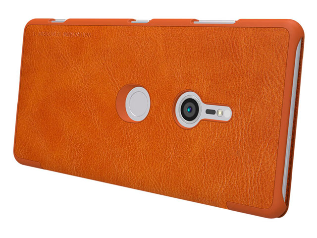 Чехол Nillkin Qin leather case для Sony Xperia XZ3 (коричневый, кожаный)