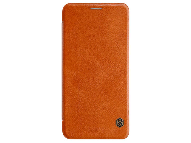 Чехол Nillkin Qin leather case для Samsung Galaxy A7 2018 (коричневый, кожаный)